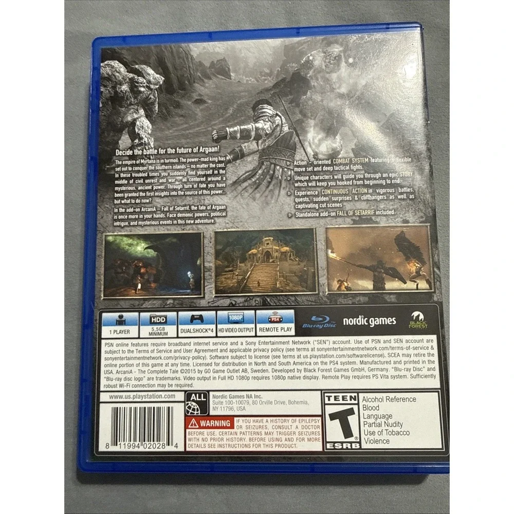 Arcania: The Complete Tale (Sony PlayStation 4, 2015)